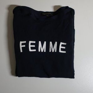 "FEMME" Banana Republic Shirt
